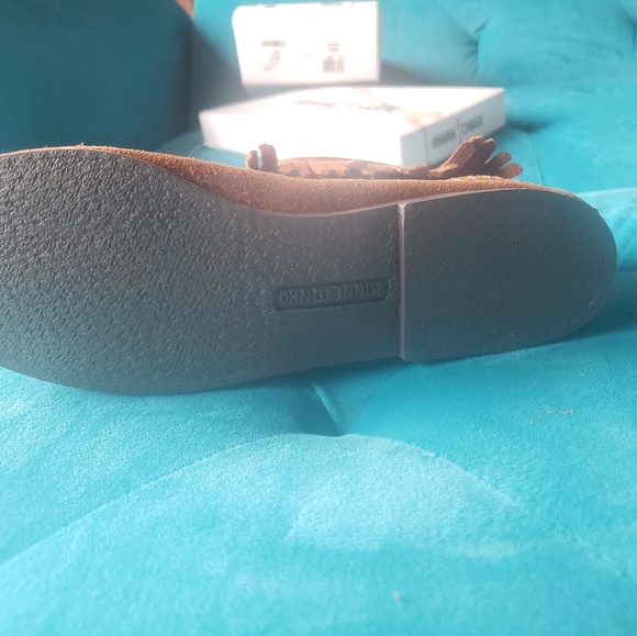 Moccasin Fringe Zip-up Booties Child Size 4 - Picture 6 of 7